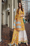 Floral Printed Latest Designer Multi Sarara Gown Dress