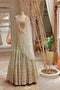 Latest Party Wear Jardoshi Work Cream Bride Lehenga choli