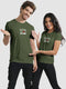 Mehendi Couple T-Shirts Set for him and her Mehndi Color,Joggeres