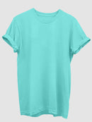 T PLAIN COPLE TSHIRT cyan  Love Couple T-Shirts Set for him and her Valentines Day,Joggeres