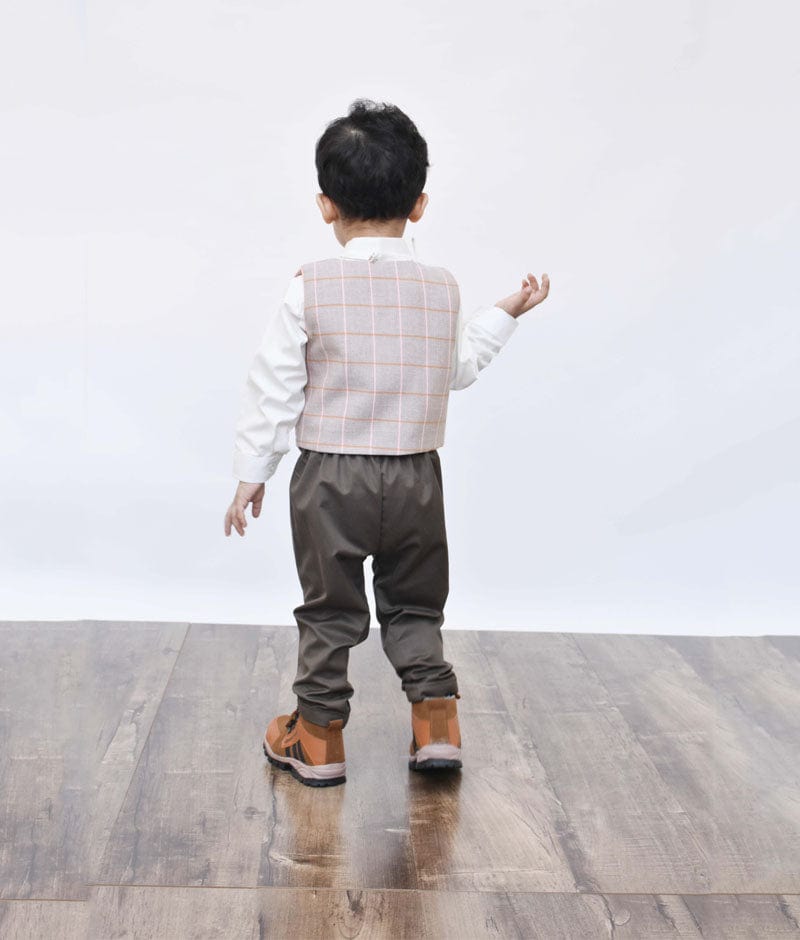 Boys Black Suit With Bow-Tie