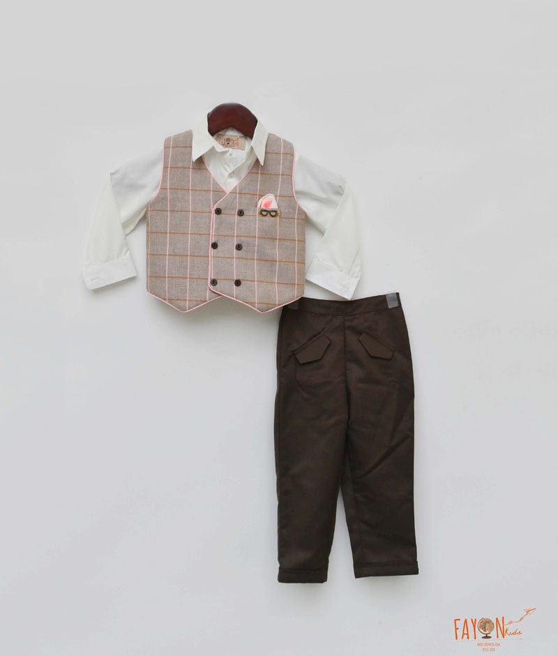 Boys Black Suit With Bow-Tie