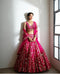 Cherubic Red Color Soft Velvet Lehenga Choli