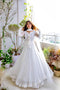 Light White Color Beautiful Georgette Party Wear Gown