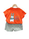 Boys catton Printed T-shirt with Shorts Clothing Set