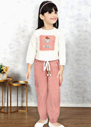 Girls Printed Top & Palazzo