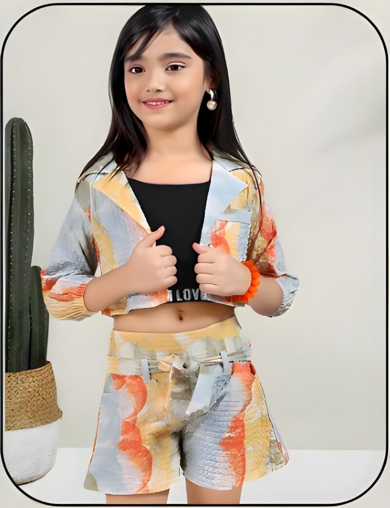 Girls 2-Piece Ribbed Jersey Set