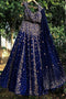 Trendy Attractive Blue Color Georgette Lehenga Choli